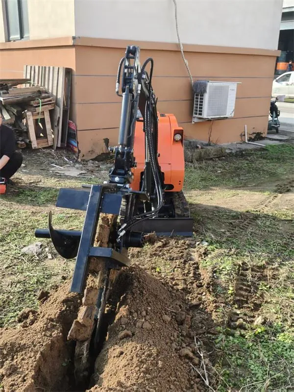 Mini Hydraulic Trencher Digger factory